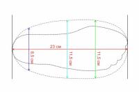 Построение выкройки для валяной обуви