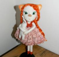 Лисичка Fox валяні іграшки felted toys